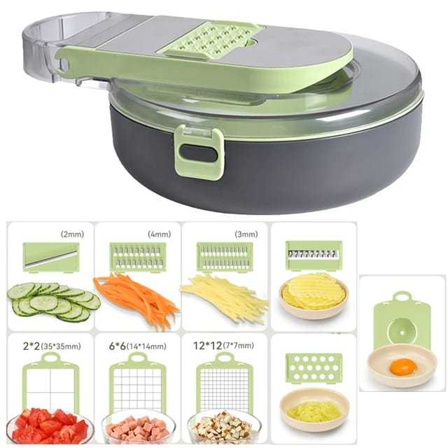 RALLADOR VEGETAL DE FRUTAS 9 EN 1