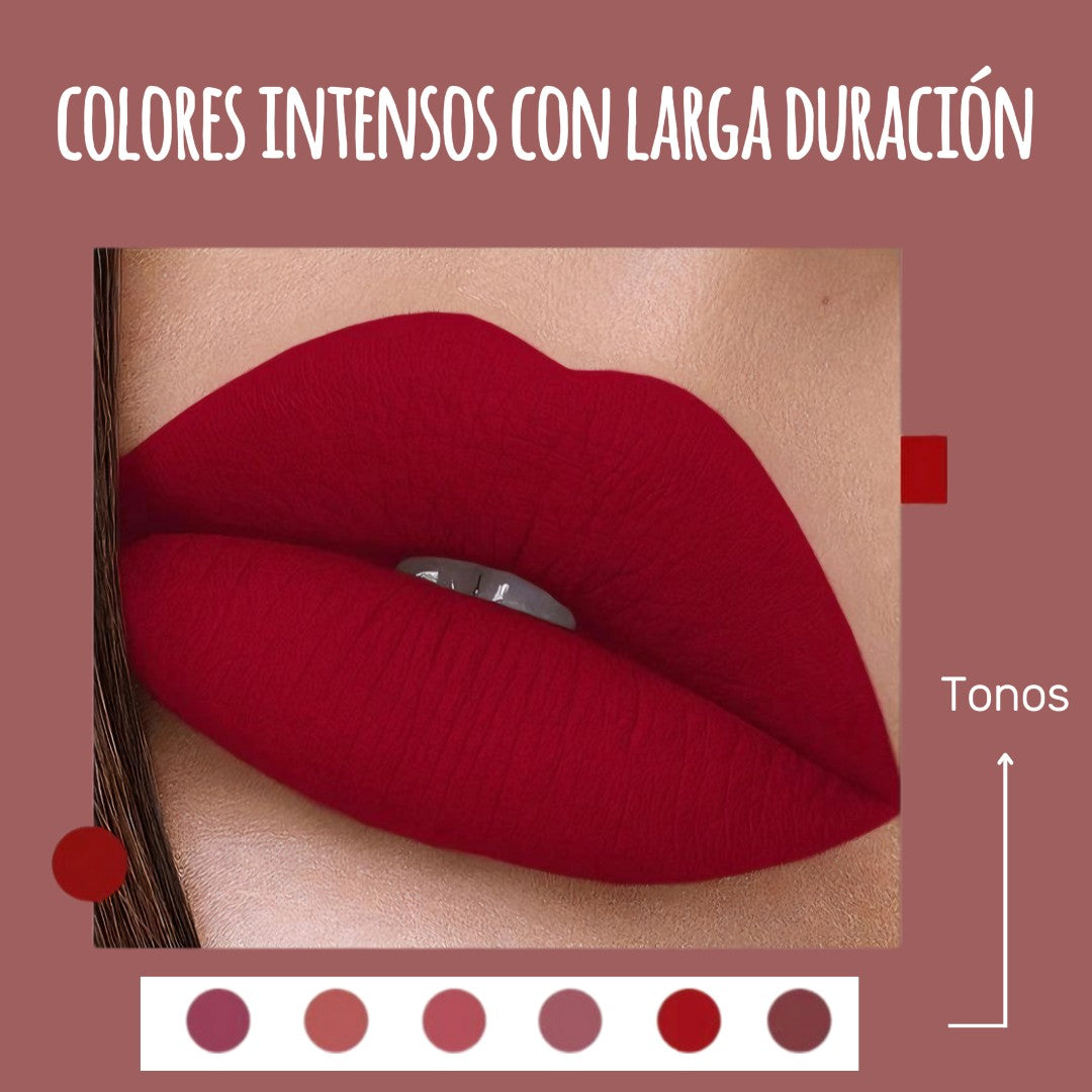 PALETA DE LABIALES X6
