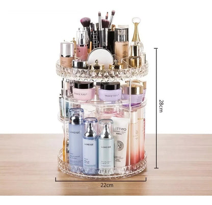 COSMETIQUERO GIRATORIO MAQUILLAJE 360